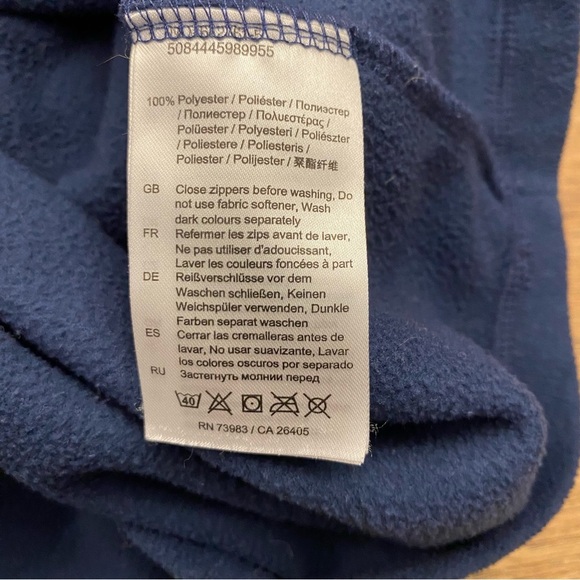 Helly Hansen 1/4 zip pullover baselayer sweater polartec fleece navy - Picture 7 of 8